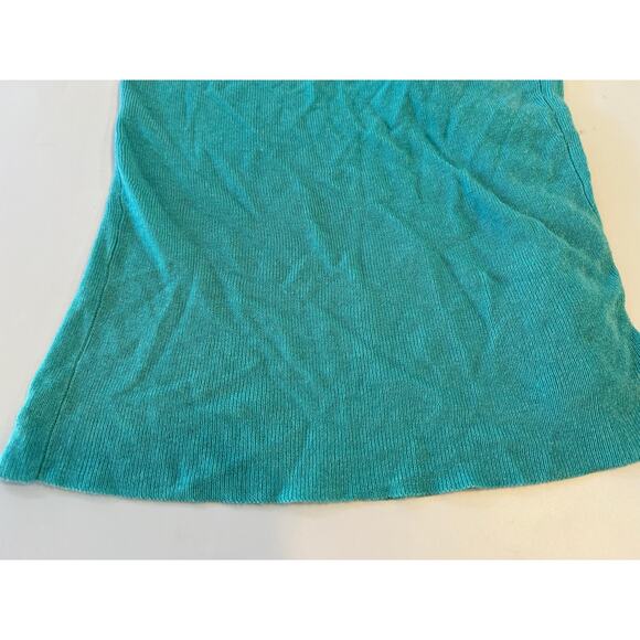 Y2K Bebe Turquoise Halter Neck Ruffled Top Small Boho Fairy 90s Coquette Twee - Picture 11 of 16